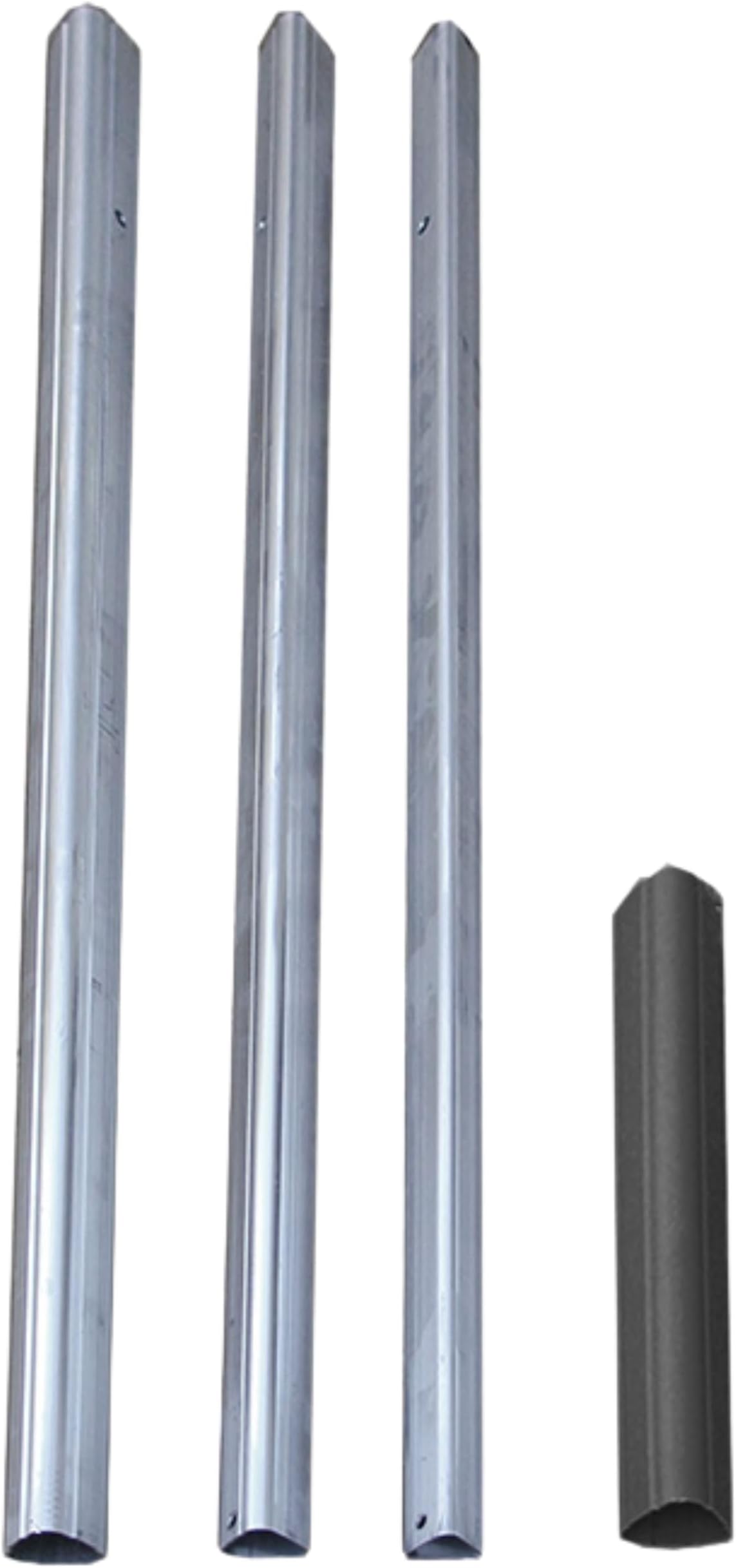 S&K Telescoping Purple Martin House Pole with Ground Socket, 15', Triangular Aircraft Aluminum, Durable & Easy to Install, Specifically for S&K Martin Houses