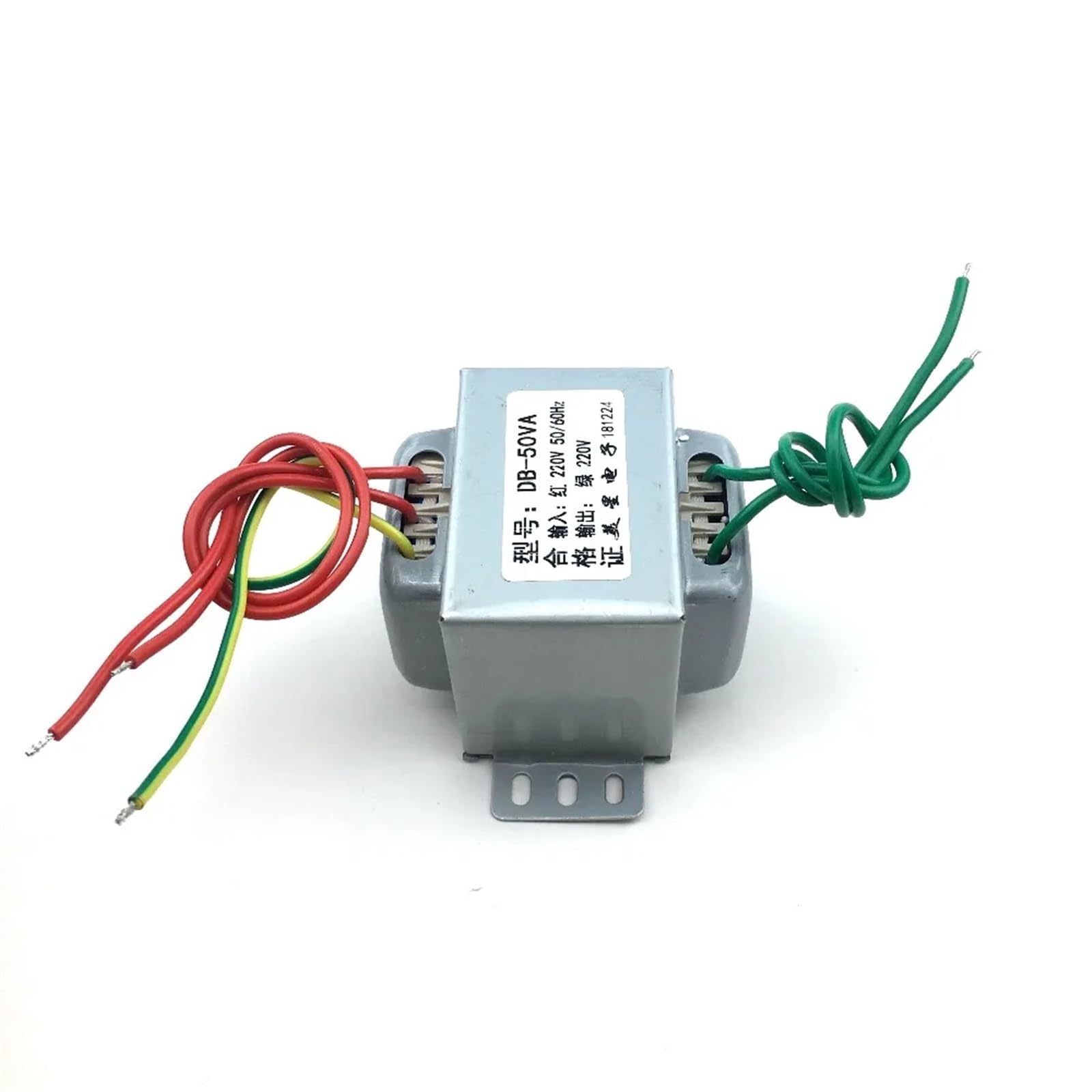 Transformador de Aislamiento EI66 DB-50VA 50W 220V a 220V 1:1