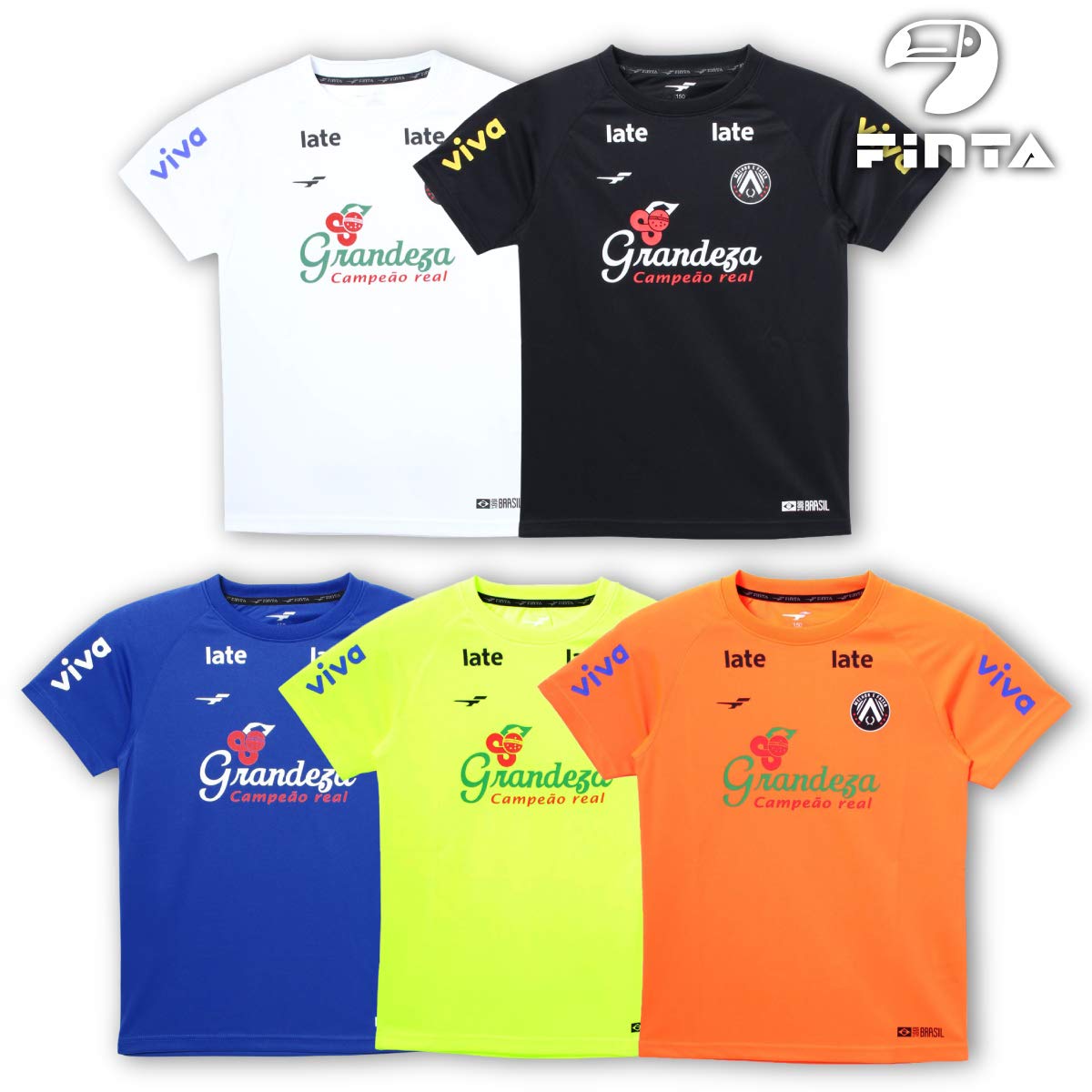 Amazon.co.jp: FINTA フィンタ JrプラクティスTシャツ FT8557