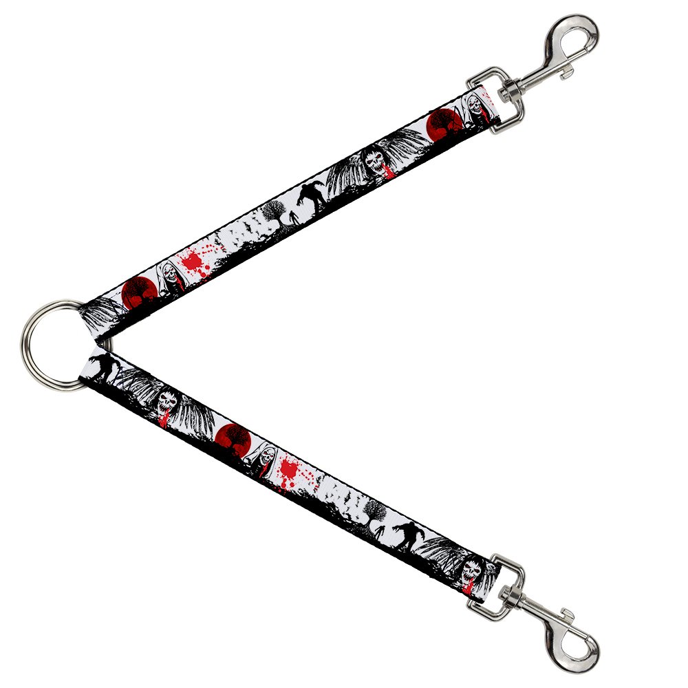 Buckle-Down Haustier-Leine - Design 'Schneeweiß, Apfelposen, Schmetterlinge', 1,27 M Lang, 1,27 Cm Breit | Stylischer Hundezubehör