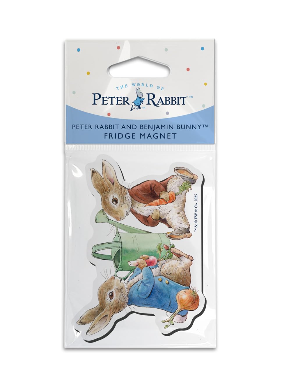 Beatrix Potter Peter Rabbit - Shaped Fridge Magnet (Peter and Benjamin)