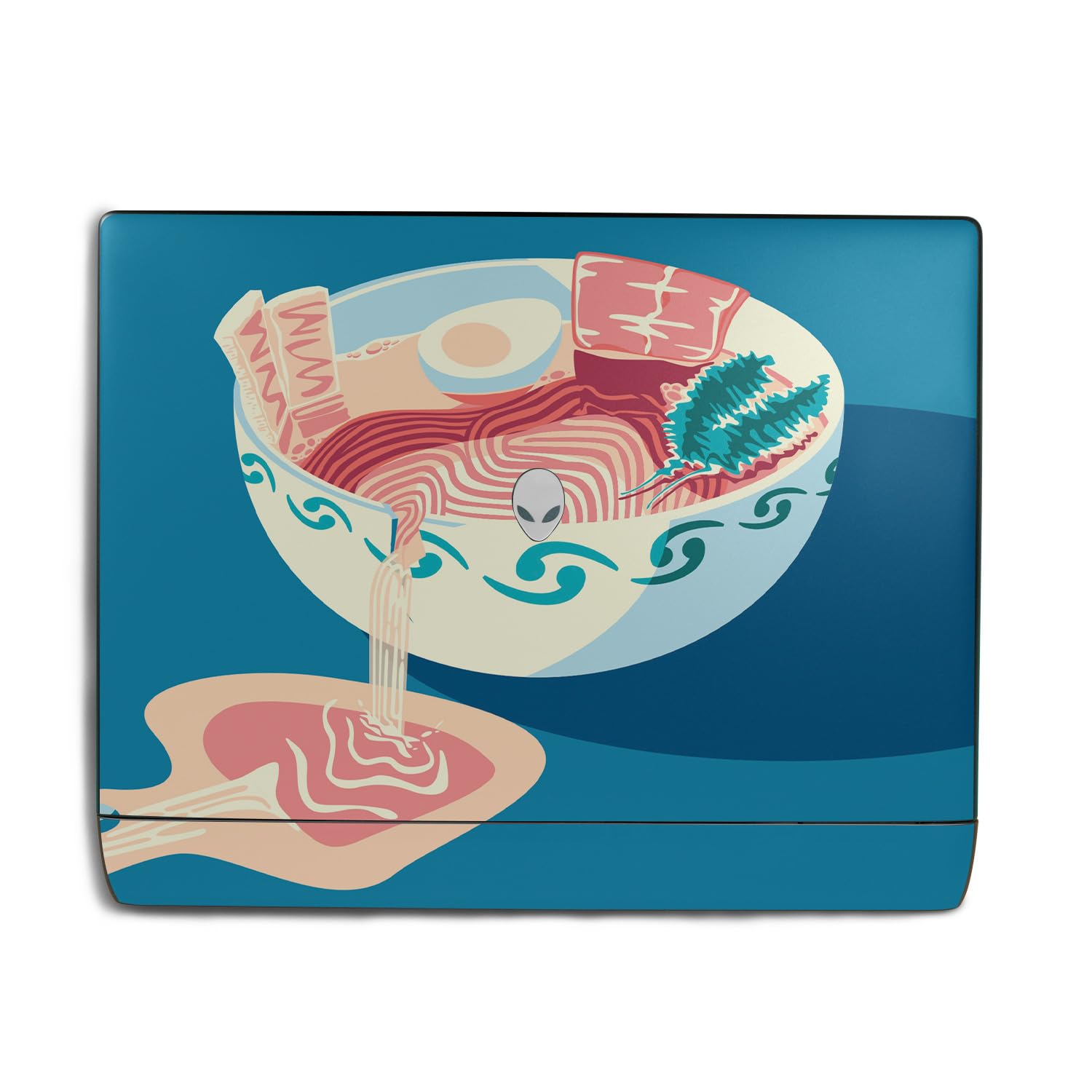 Laptop Skin Compatible with Alienware 18 Area-51 (2025) - Ramen Bowl - Premium 3M Vinyl Protective Wrap Decal Cover - Easy to Apply | Crafted in The USA by MightySkins