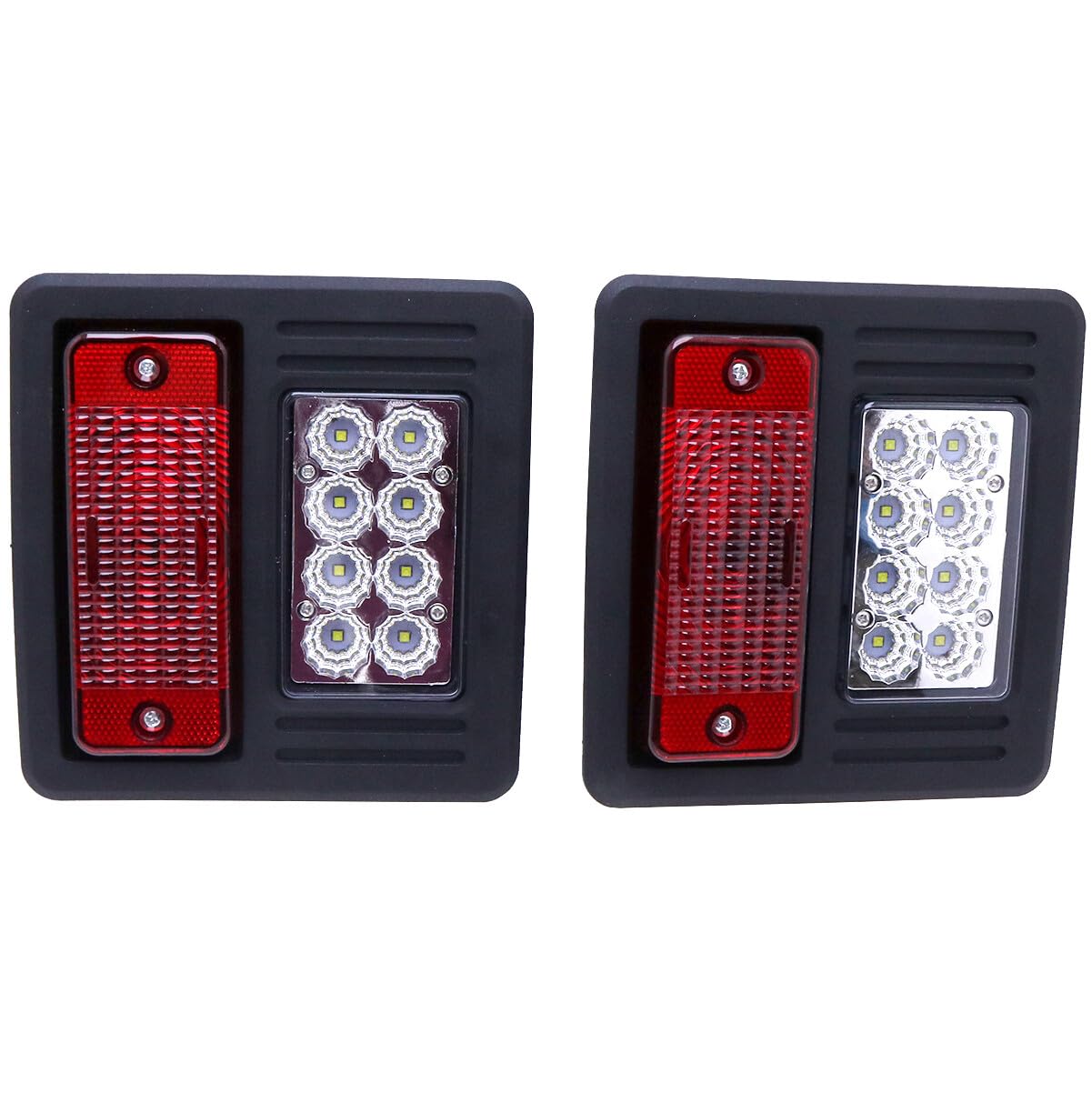 Automotive Replacement Parts 2X LED Rear Tail Light w/Bulb for Bobcat T590 T595 T630 T650 T740 T750 T770 T870 Mod-A98P-3192