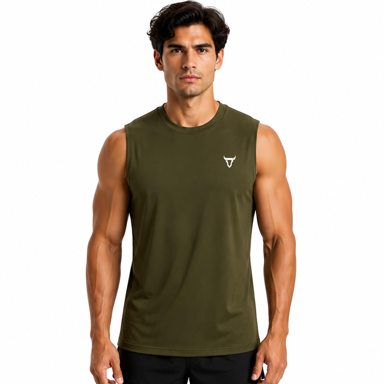 Paquete de 3/5 camisetas sin mangas para hombre para correr, sin mangas, para entrenamiento, culturismo