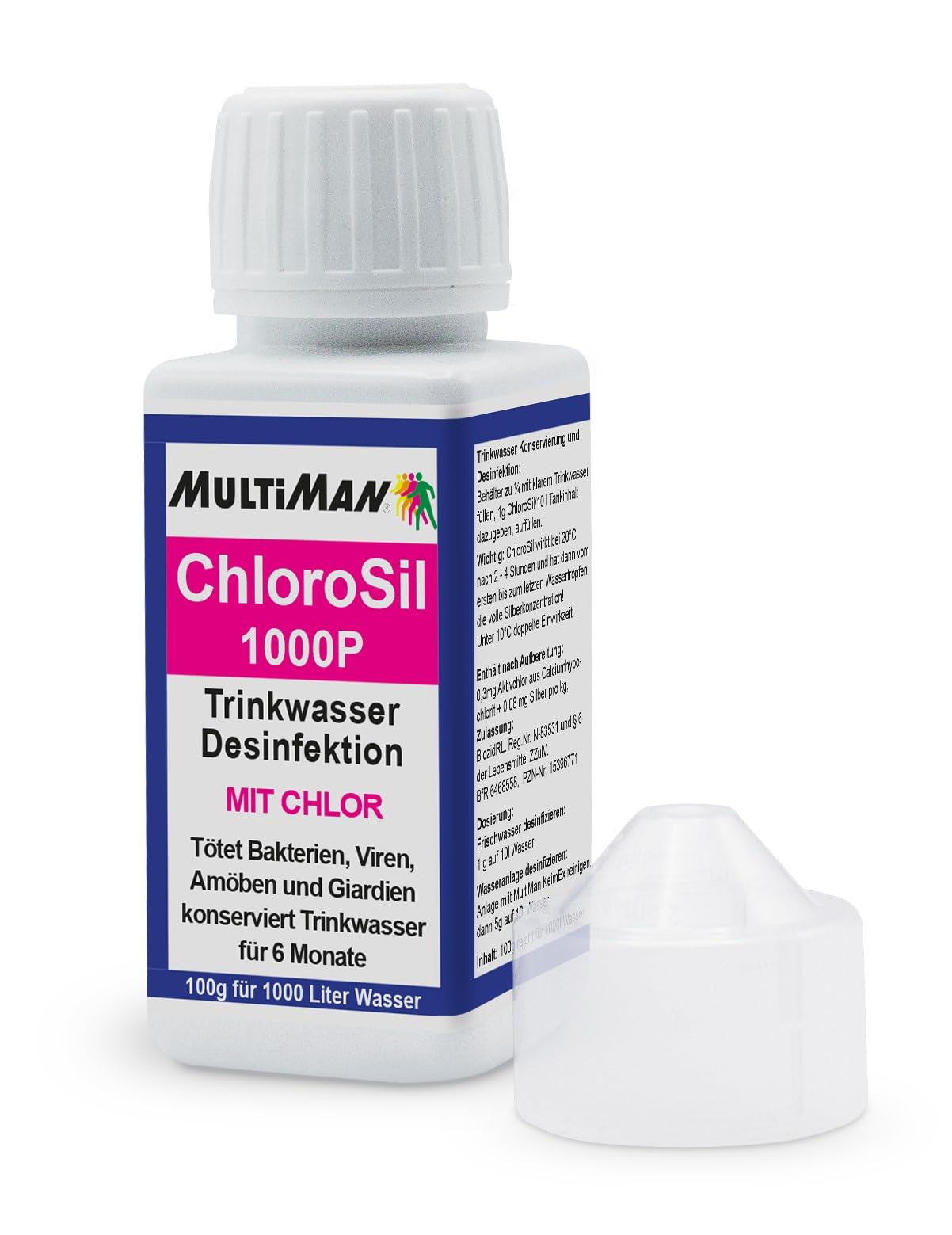 MultiSil ChloroSil Pulver 10.000 P 100 g