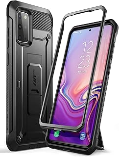 SupCase UB Pro Series Designed for Samsung Galaxy S20 Plus Case / S20 Plus 5G Case (2020 Release), Full-Body Dual Layer Rugged Holster & Kickstand Case Without Built-in Screen Protector (Black)