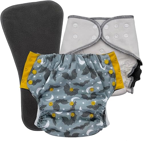 Calzoncillos protectores para niños con necesidades especiales juego de pañales de tela nocturna para incontinencia y enuresis de la cama, edad de 6