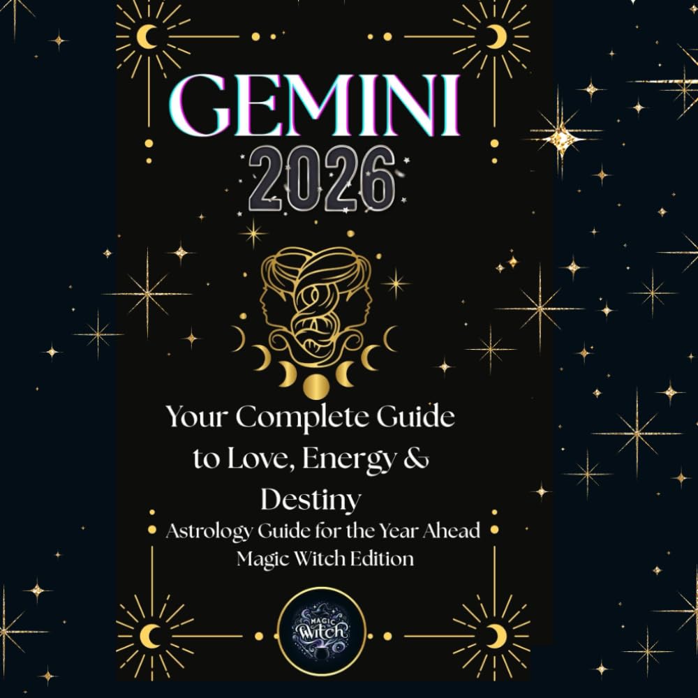 Gemini 2026 – Magic Witch Astrology Guide: Monthly Predictions, Daily Guidance, Rituals & Mantras for Your 2026 Journey (Magic Witch Astrology Guide ... Daily Predictions, Rituals & Mantras)