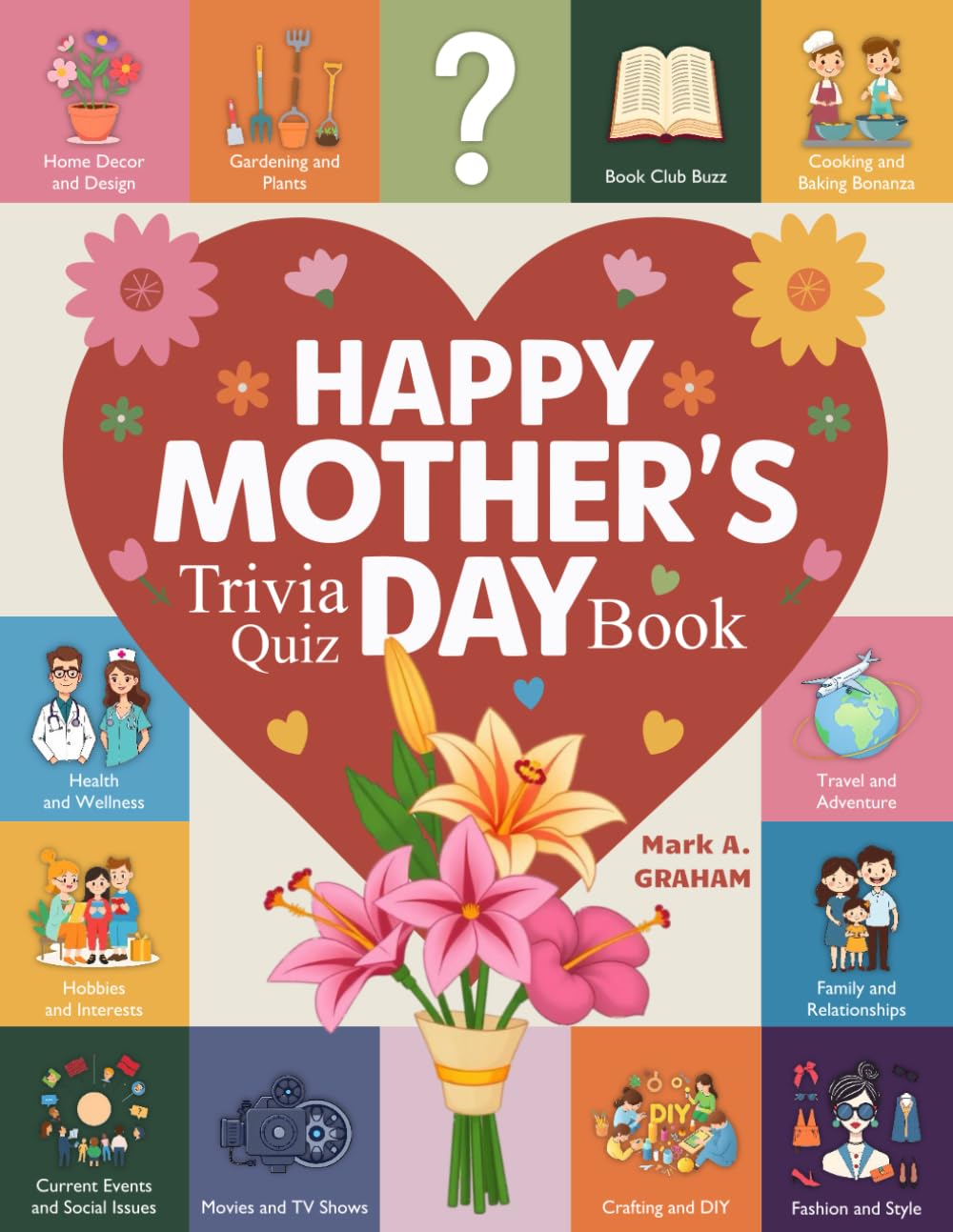 Happy Mother's Day Trivia Quiz Book: 240 Multiple Choice Questions With Answers, Fun Facts And Quizzes For Women To Celebrate Mom.