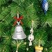 2019 Christmas Bell Tree Ornament Decoration Engraved Bell Ornament