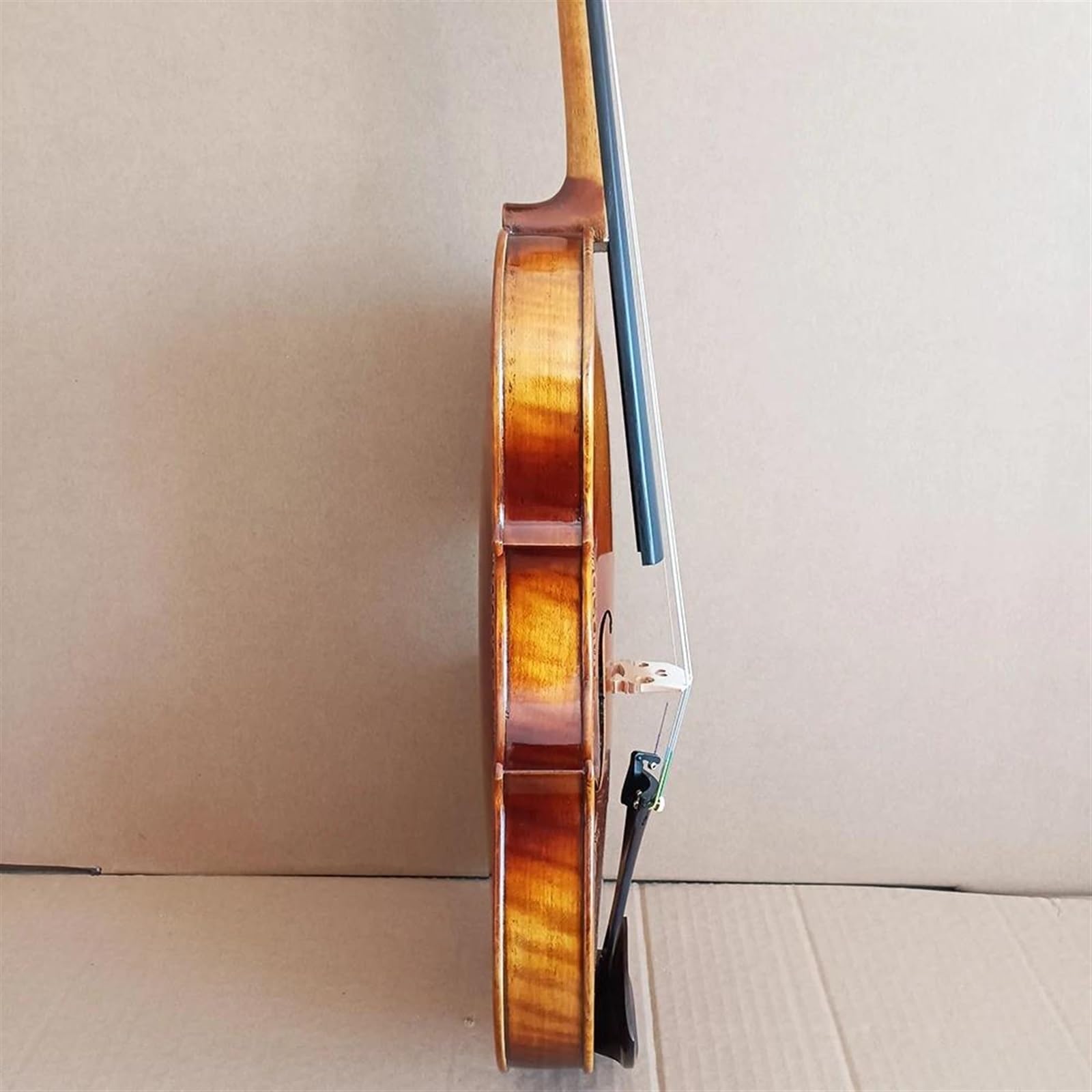 Violín instrumento musical Violín 4/4 Tallado A Mano En Madera De Abeto Europeo Grabado Profesional