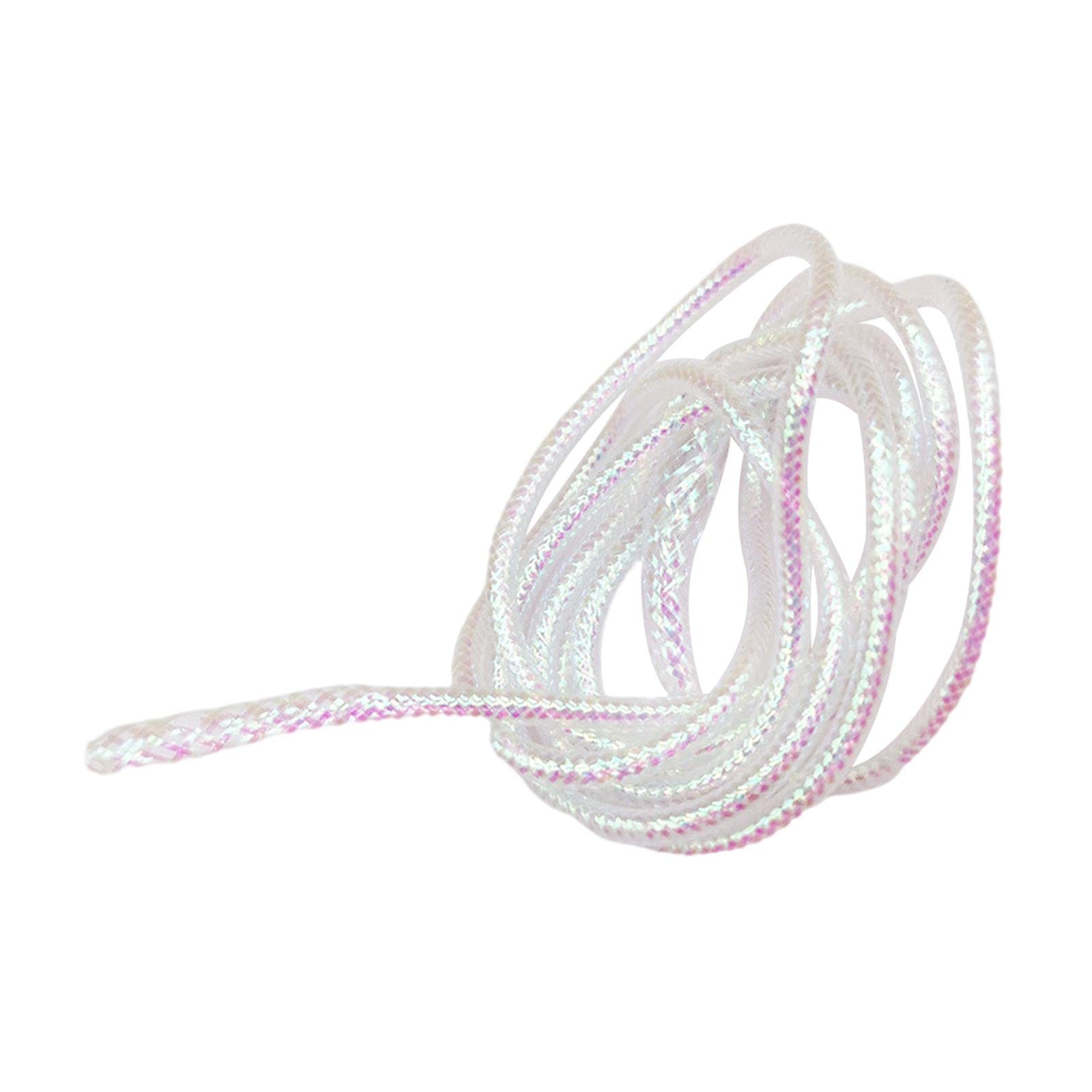 Premium Fly Tying Supplies - Strong Round Holographic Cord Braid for Angling Enthusiasts
