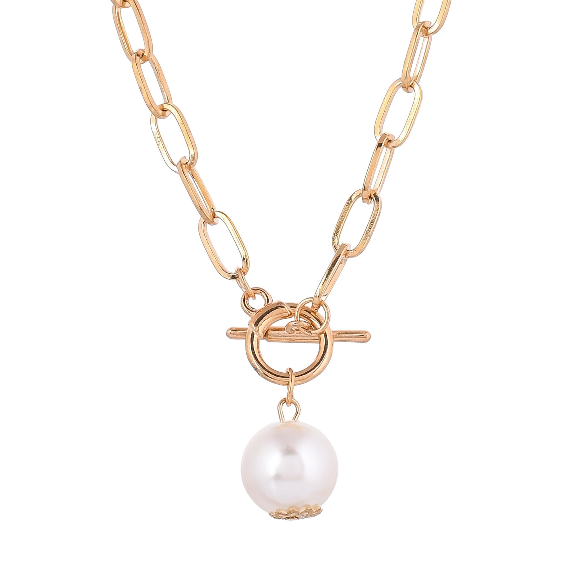 See full amazon price history chart for VOYLLA Pearl T Bar And Toggle Gold Plated Necklace VOYLLA Pearl T Bar And Toggle Gold Plated Necklace (B0CR1D4XK9) Amazon Price History, Amazon Price Tracker