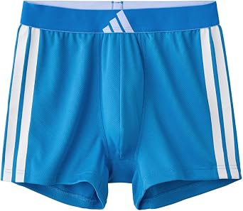 adidas Mens Front Closure 3-Stripes Moisture-Wicking Quick-Dry Boxer Shorts