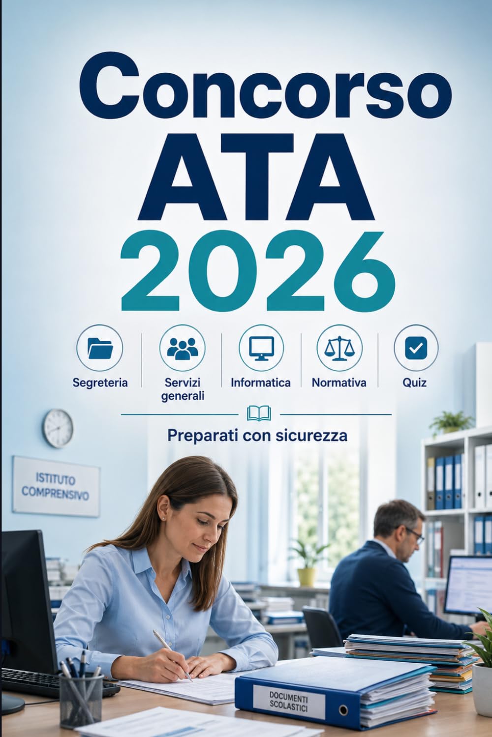Concorso ATA 2026: Personale amministrativo, tecnico e ausiliario: scuola, segreteria, servizi generali, informatica, normativa e quiz