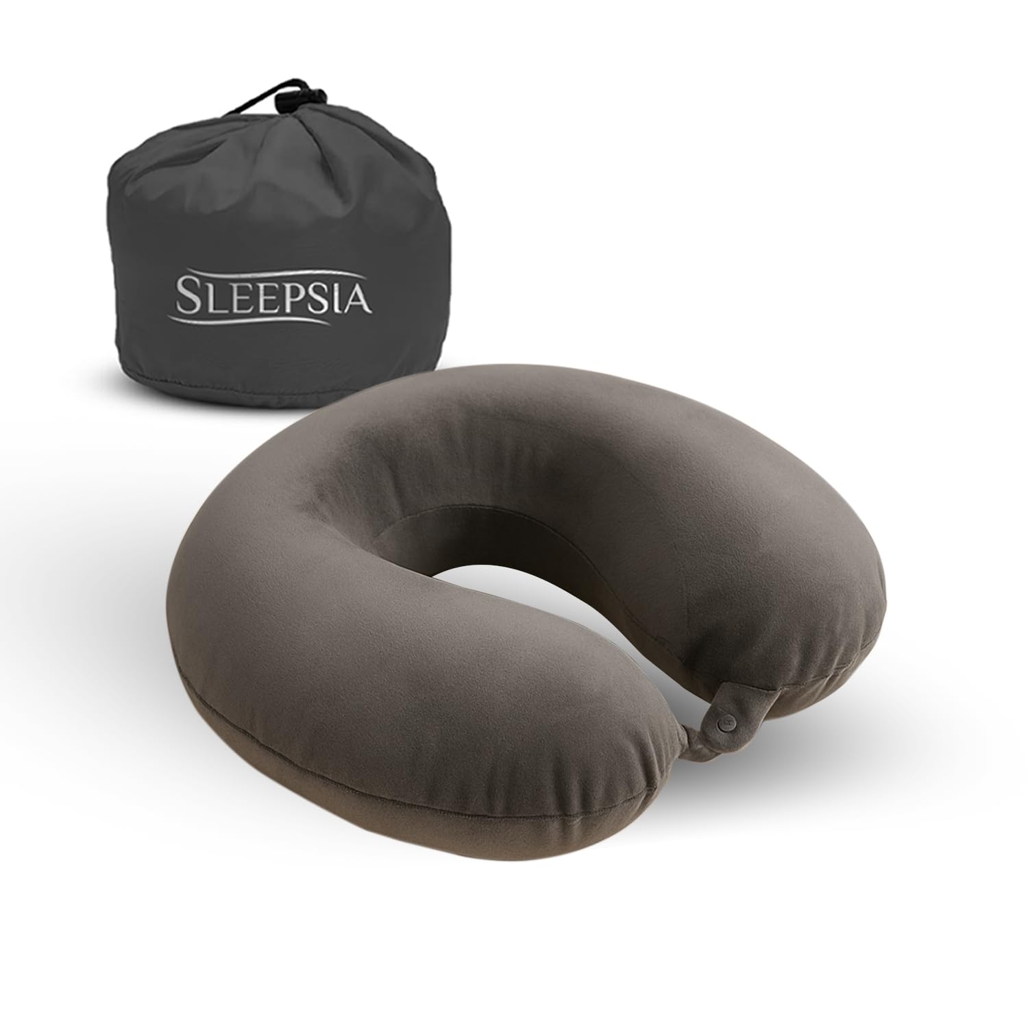 Sleepsia Neck Pillow for Travel, Travel Pillow for Airplane| Support to The Neck, Head, Car and Flights - Travel Neck Pillow