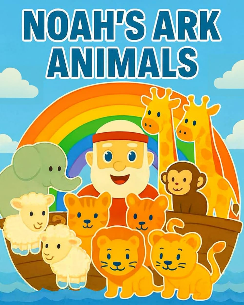 Noah's Ark Animals: Noah’s Ark Story and Animal Learning Picture Book for Babies, Toddlers, and Preschoolers (Ages 0–7)