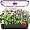 Hydroponics Growing System, EZORKAS 12 Pods Indoor Herb Garden Starter Kit with LED Grow Light, Smart Germination Kit…
