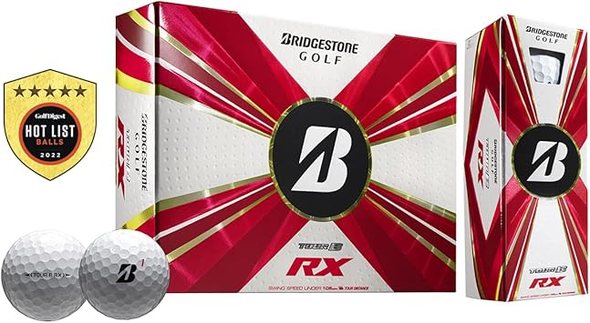 Amazon ブリヂストンゴルフ 22 Tour B Rx ゴルフボール 22年モデル 1ダース 全12球 レクシー トンプソン使用 ツアーb Rx Usa直輸入品 ホワイト スポーツ アウトドア