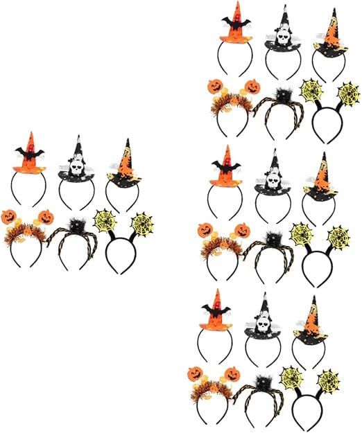 Bandeau Citrouille Halloween – Serre-tête En Tissu Orange, Accessoire Cosplay, Fête Et Carnaval