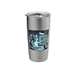 Cat Computer Science Nerd Tech Coding Gaming Programmer Stainless Steel Insulated Tumbler