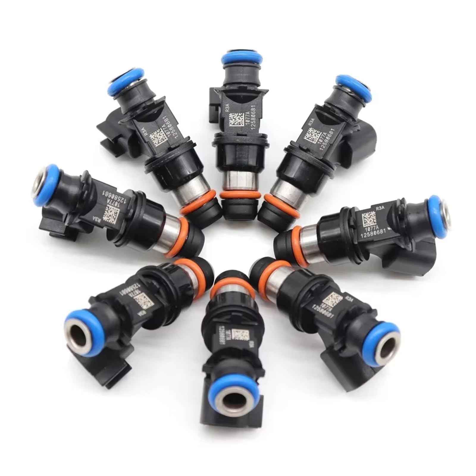 Yplvwsoyq One Color Injector Nozzles Compatible With Hummer For H2 2008 6.2L V8 H3 H3t 5.3L V8 2009 8Pcs Car Fuel Injector Nozzle Petrol Injection Nozzles Parts 12580681