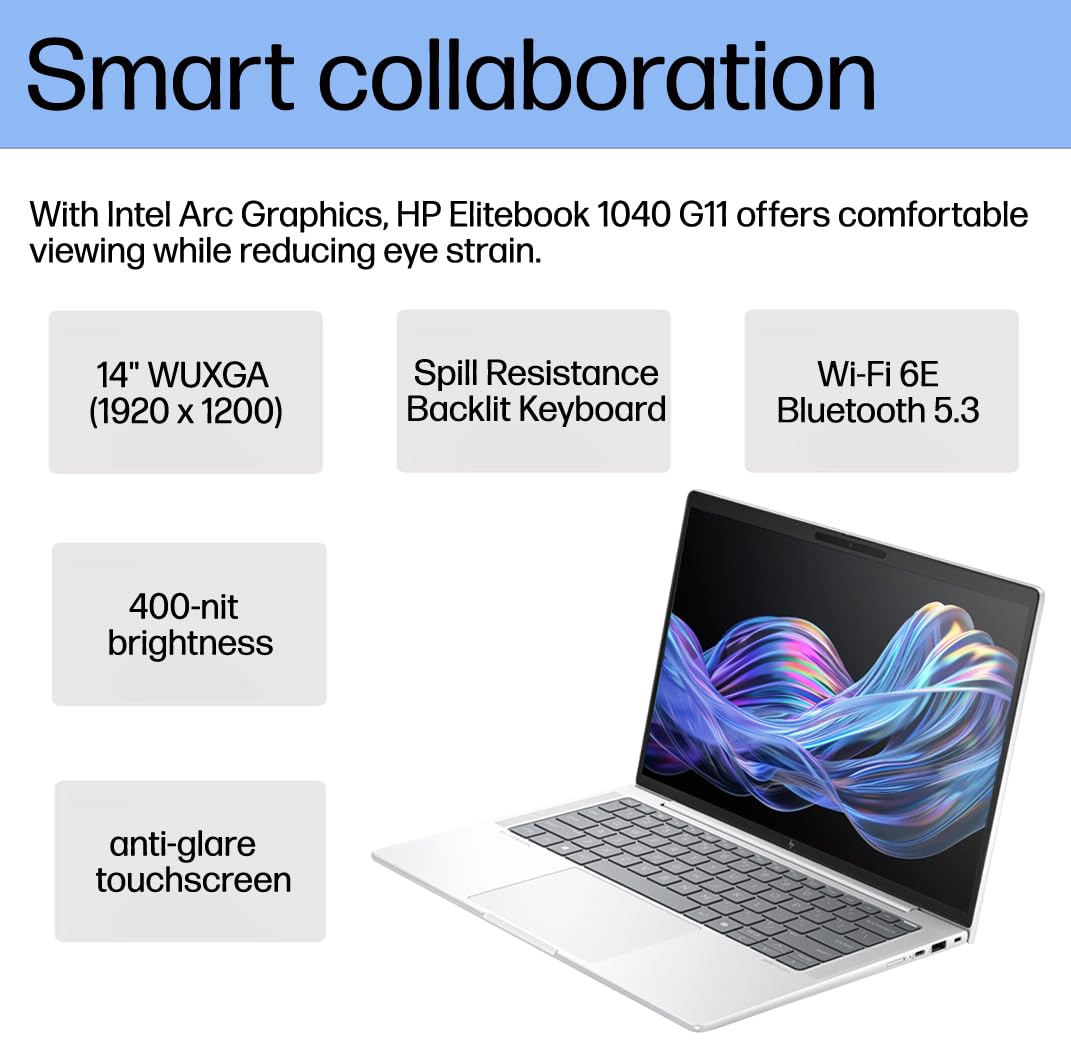 Amazon.com: HP EliteBook 1040 G11 Business AI PC Laptop (14