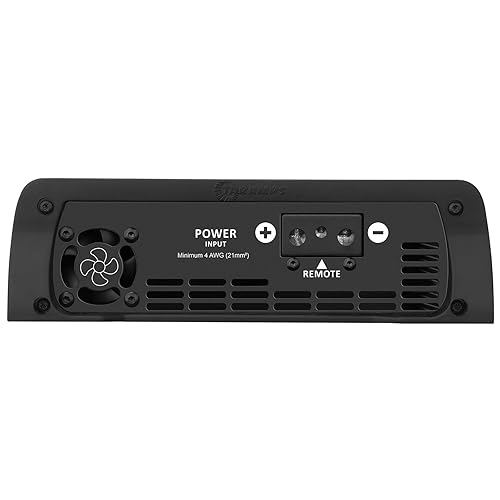 Miniatura 5 de Taramps BASS 3k 1 Ohm 1 canal Mosfet amplificador 3000 vatios RMS, monobloque, filtro subsónico, cruce de paso bajo, refuerzo de graves, RCA, clase