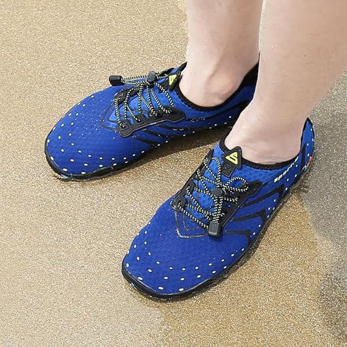Image of SAGUARO Water Shoes for Women - Barefoot Quick-Dry Aqua Sock, Lightweight, Breathable for Swimming, Beach and Outdoor Activities Size 5.5-10.5