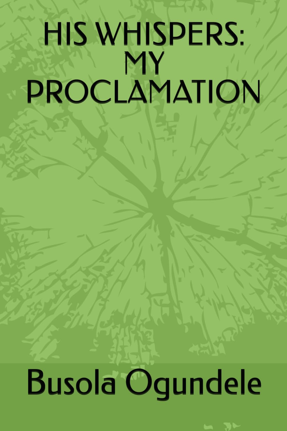 HIS WHISPERS: MY PROCLAMATION