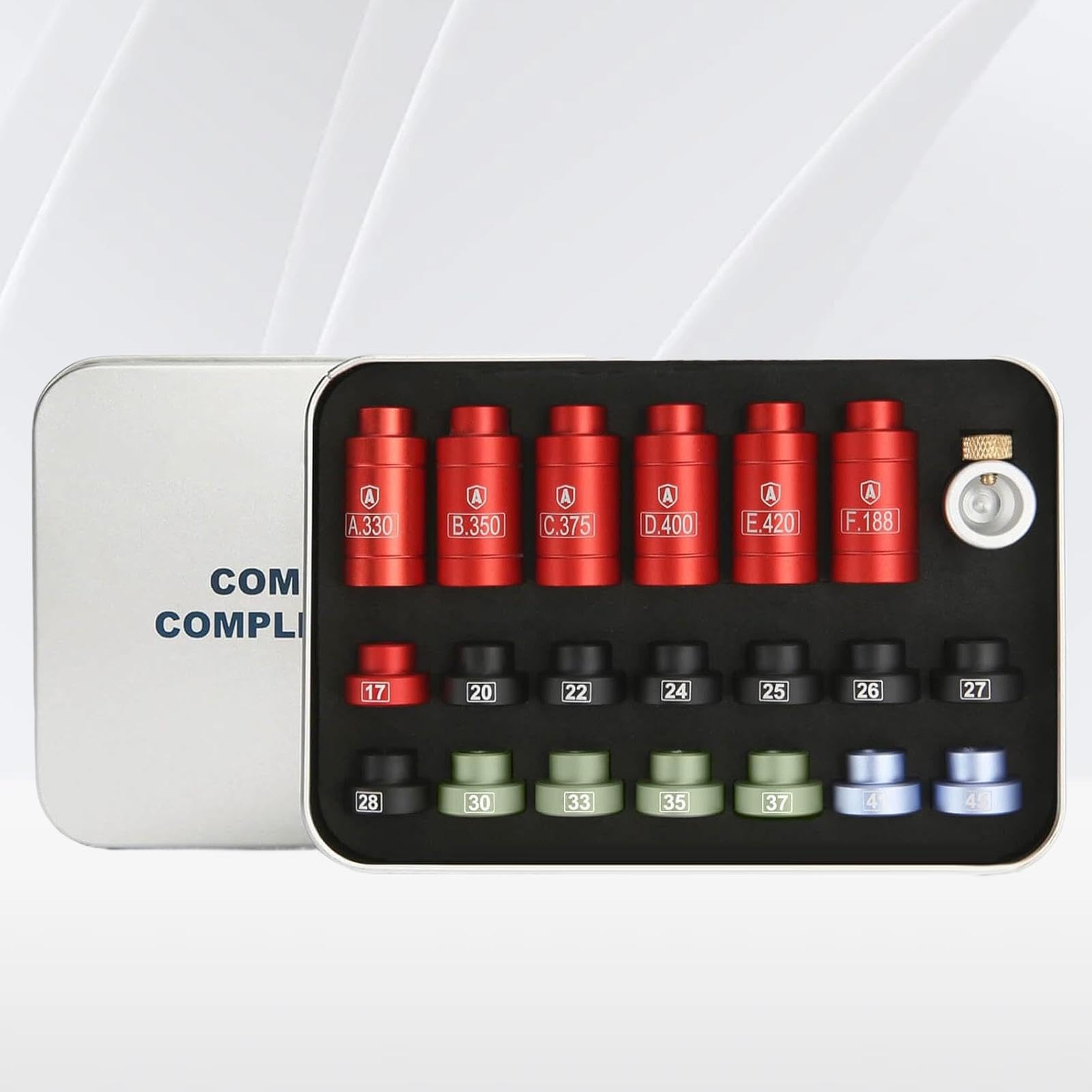 Bullet Comparator Kit, Headspace Gauge for Reloading, Headspace Gauge Comparator Kit, Reloading Supplies, Reloading Equipment, Bullet Comparator Kit with Inserts, Headspace Gauge Comparator, 14