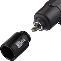 Vista 6 de Mayouko 7PCS Juego de llaves de impacto profundo de 1/2 pulgada, 1-3/8" - 1-3/4", dados de tuerca de eje del husillo, SAE, profundo, 6 puntos, CR-MO