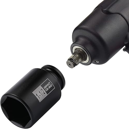 Miniatura 7 de Mayouko Juego de llaves de tuerca de eje SAE y métricas de 1/2", profundo, 6 puntos, CR-MO, 1-3/8" - 1-3/4", 1.142-1.496 in