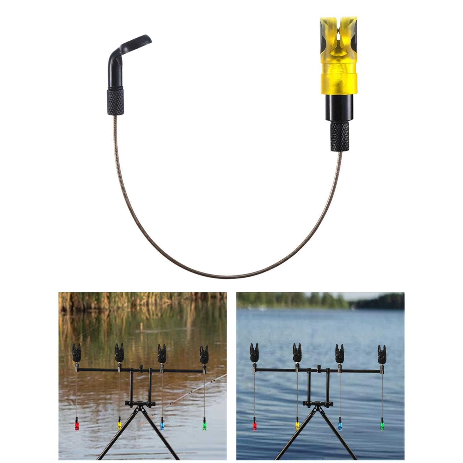 Menolana Fishing Swing Chain Gear for Carp Alarm Setup, Yellow