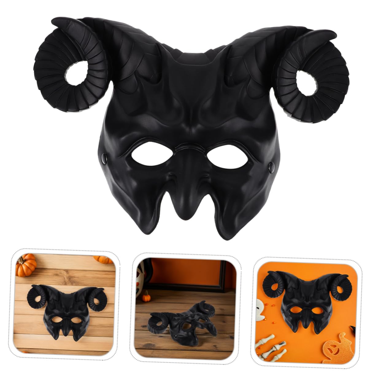 FRCOLOR 2 Maschera Animale Mezzo Viso con per Feste Halloween e Cosplay Accessori Versatili per Costumi e Ruolo Design Incantevole e Adattabile per Eventi Festivi