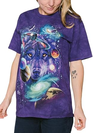 The Mountain Mens Wolf of The Cosmos T-Shirt