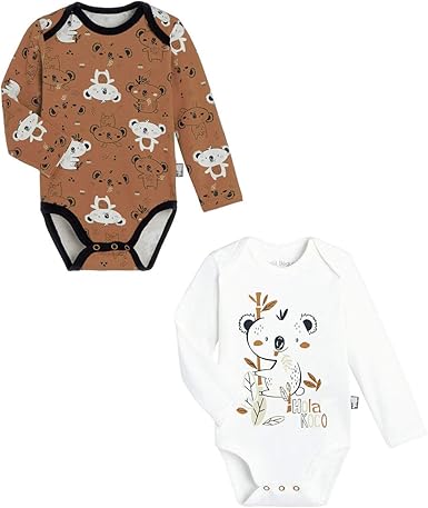 Petit Beguin Lot De 2 Bodies Bebe Garcon Manches Longues Hola Koco Taille 3 Mois Amazon Fr