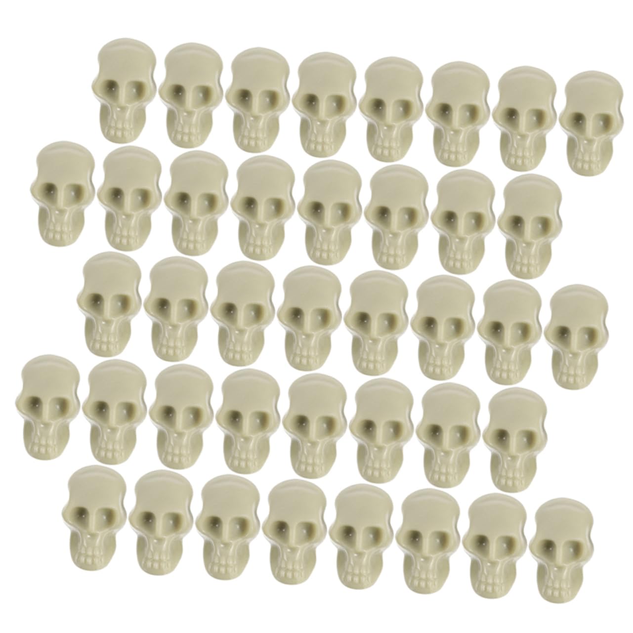 DECHOUS 100pcs Miniature Halloween Skull Models Realistic Skeleton Heads for Spooky Decor for Parties Home Decorations and Halloween Props