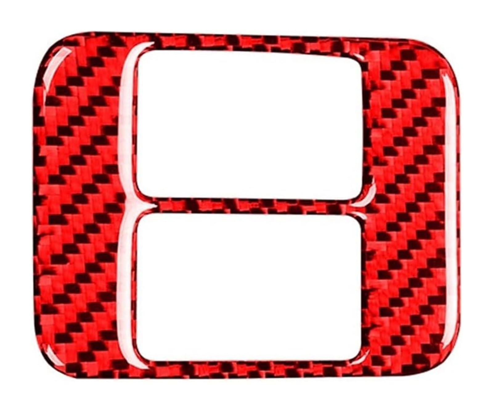 for Subaru for BRZ for Toyota 86 2013-2019 Car Seat Heating Button Trim Cover Car Interior Decoration(B Red)