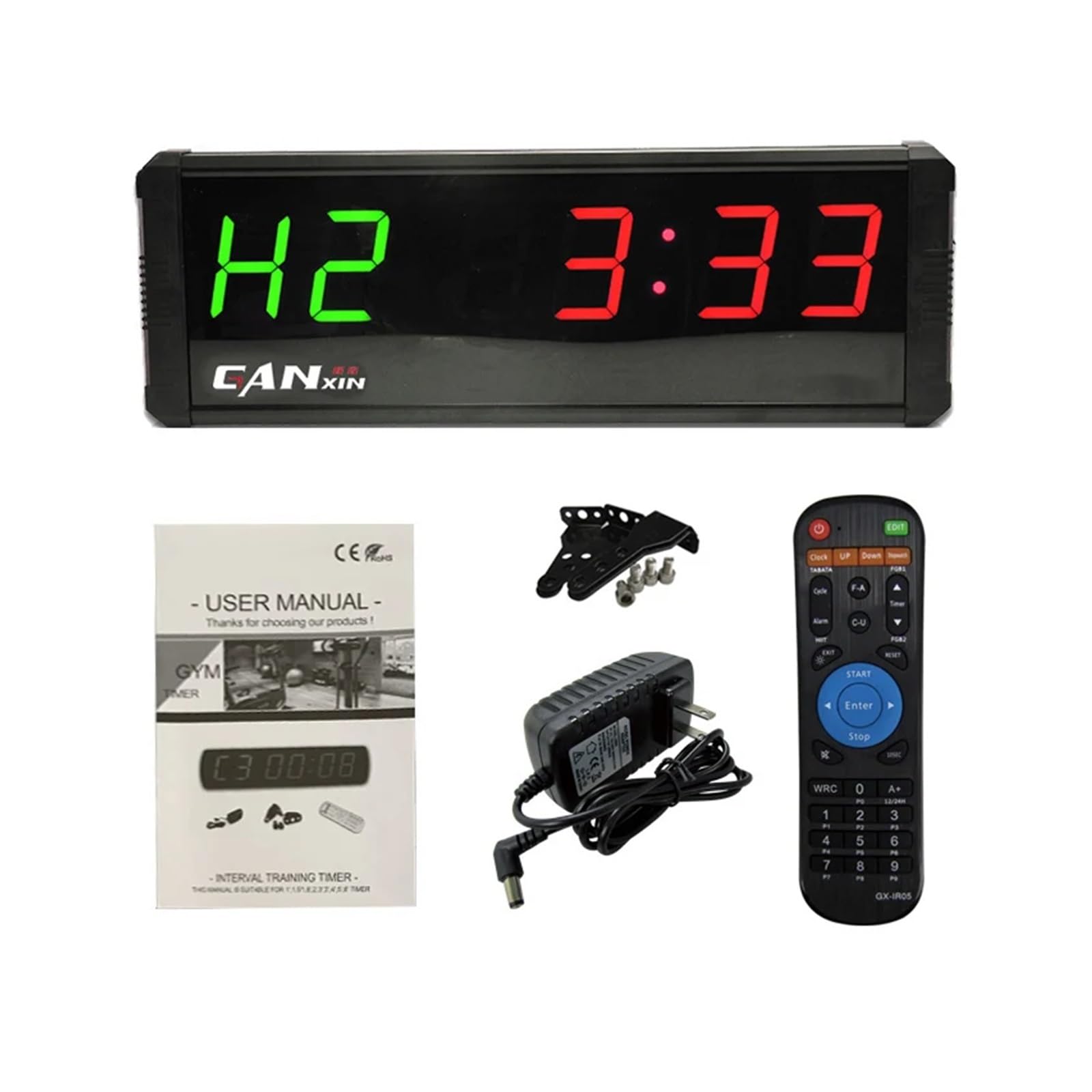 4" Plus Design personalizzato novità LED timer digitale da palestra fitness comodo e facile usare