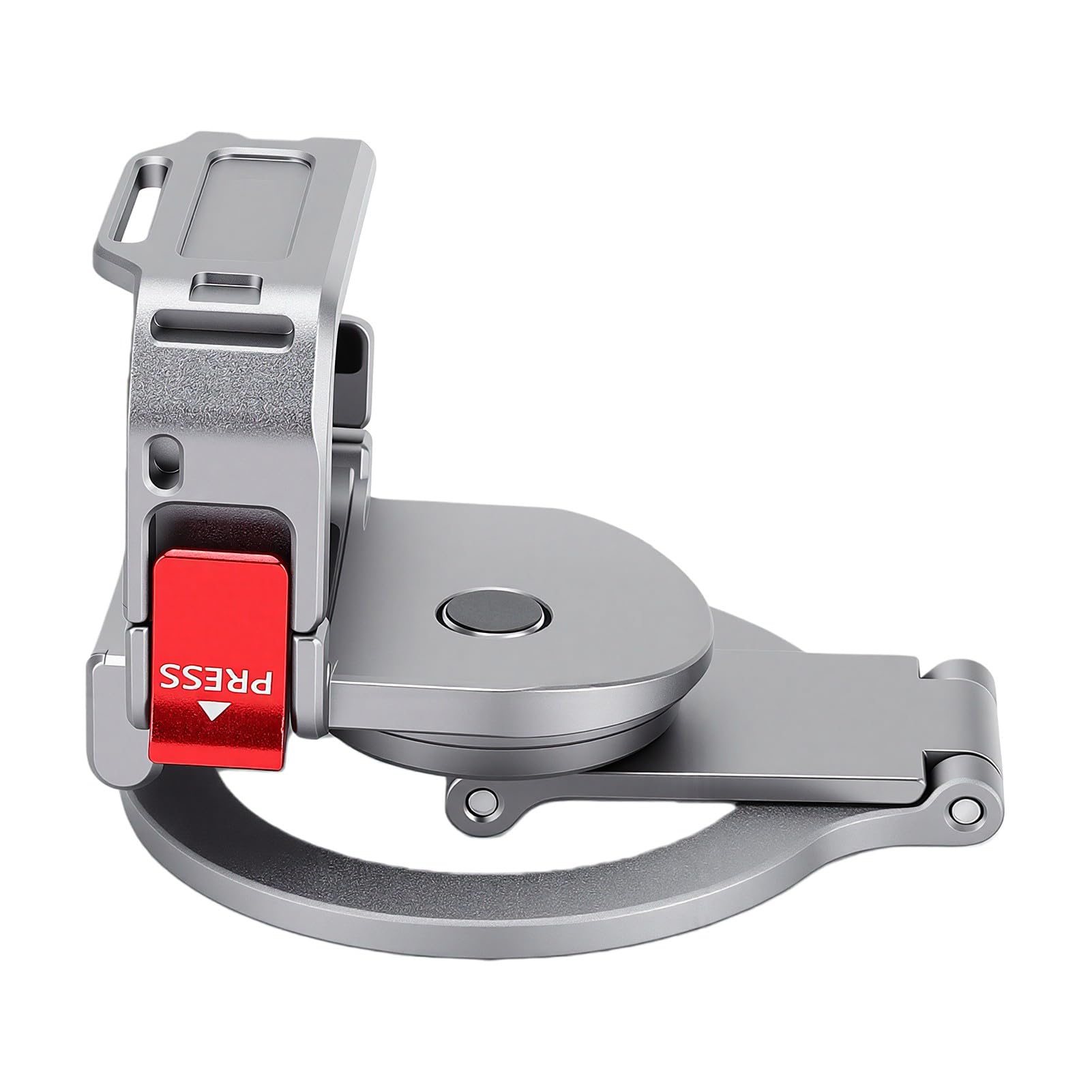 Supporto per Teleprompter per Cellulare, Adattatore Magnetico con | Leggero in Lega D'alluminio, Regolabile su 3 Assi, Compatibile con 4/3, con Supporto Integrato per filmare.