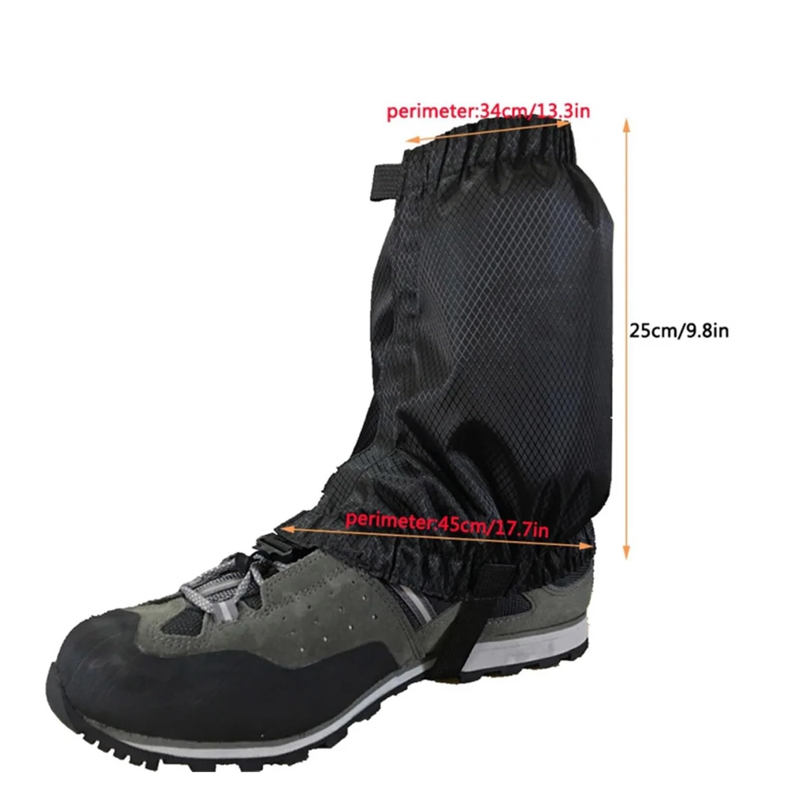 Guêtres basses de neige couvre-pied cheville ski trail course à pied randonnée marche extérieur protection contre l'eau, la boue et le sable neuf