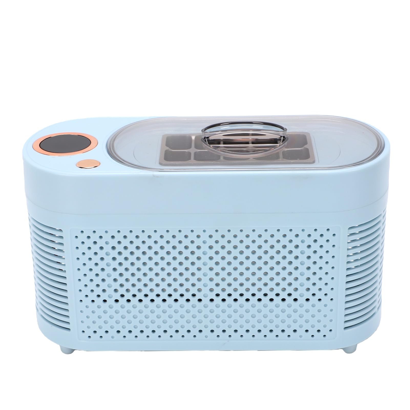 Mini Máquina para Hacer Hielo en Encimera, 10 Cubitos de Hielo en 15 Minutos, Máquina de Portátil Automática de 120 W para el Hogar, Cocina, Oficina, Bar, Fiesta, Viaje en (Enchufe de la UE)