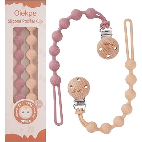 Baby Pacifier Clips, Suitable for Boys and Girls 0-6 Months