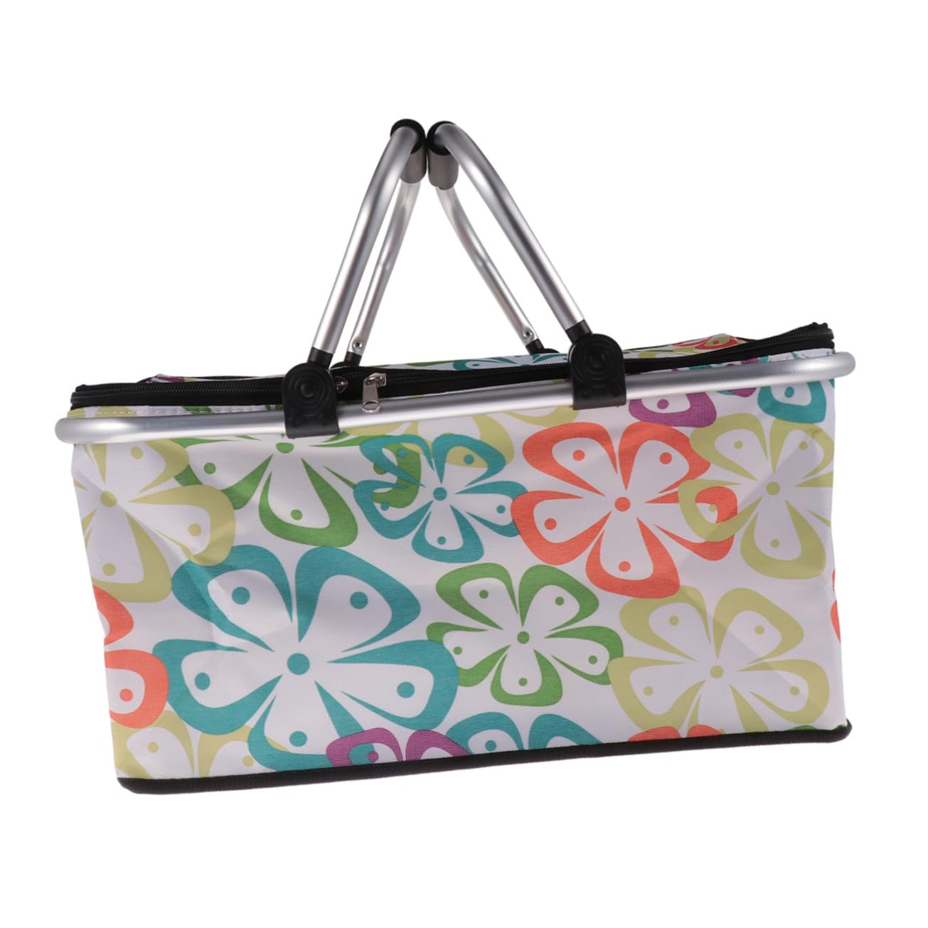 CHILDWEET Bolsa Térmica Grande 30l Plegable para Conservación Alimentos, Fiambrera Portátil de Poliéster, Aislamiento Térmico, Uso Exterior y Picnic, Cesta de Compra Aislada para Transporte