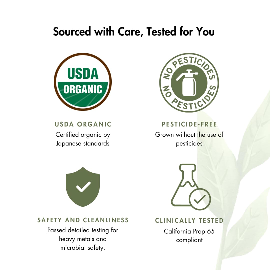 Nippon Matcha Organic Premium Ceremonial Grade Japanese Matcha Green Tea Powder First Harvest from Uji Kyoto USDA Certified — view 8