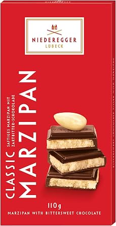Niederegger - Classic dark chocolate covered marzipan bar 110g