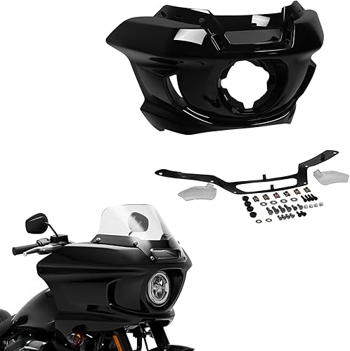 Miniatura 2 de TCT-MOTORPARTS Carenado de faros delanteros transparente para Harley FXLRST 1YXZ LOW RIDER ST 2022-2023