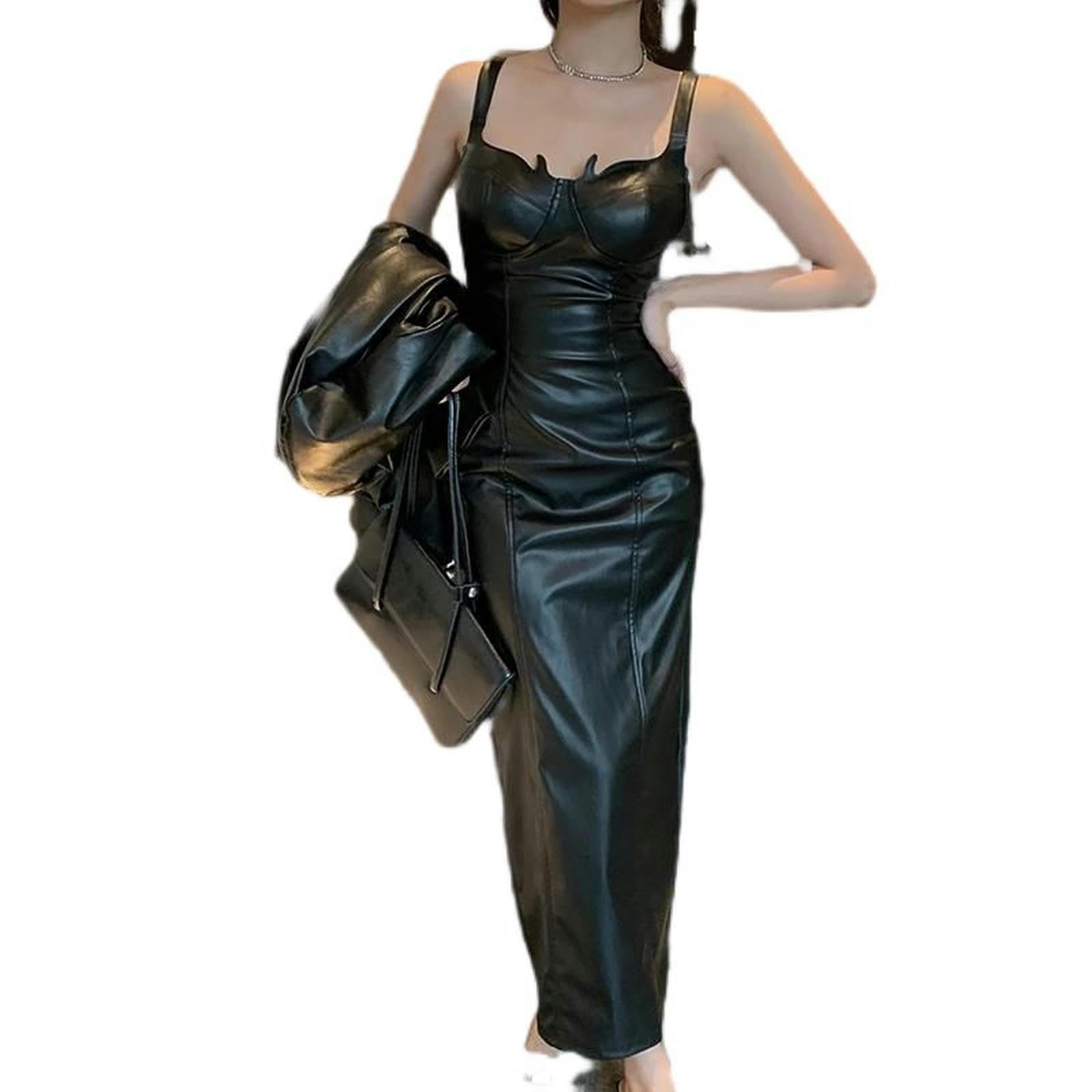 Vestido Corto de Fiesta Negro con Sujetador Push up y microvestido -Negro-L