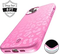 Vista 5 de VELVET CAVIAR Funda para iPhone 15, compatible con MagSafe, probada contra caídas de 10 pies, fundas protectoras de diseño, leopardo color rosa